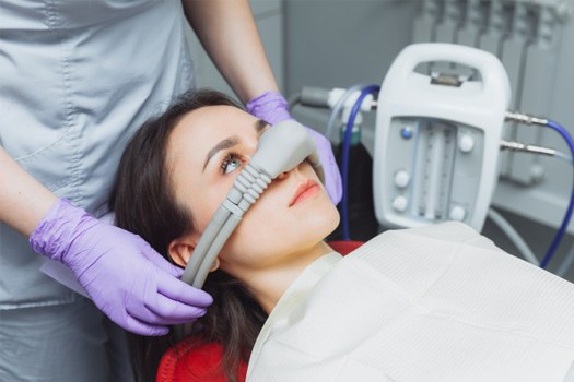 Patient in North Lake Tahoe getting sedation dentistry
